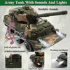 Military Truck Army Armored Model Car Treatment Transport Vehicle Metal Diecast Toy With Lights And Sounds