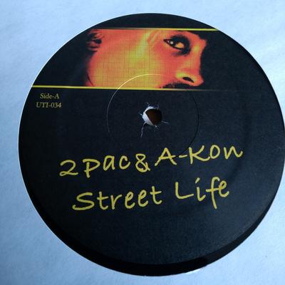 12inch Record 2PAC & AKON - Street Life / Keep On Callin UTI034 Not On Label Rap & Hip-Hop/R&B Used