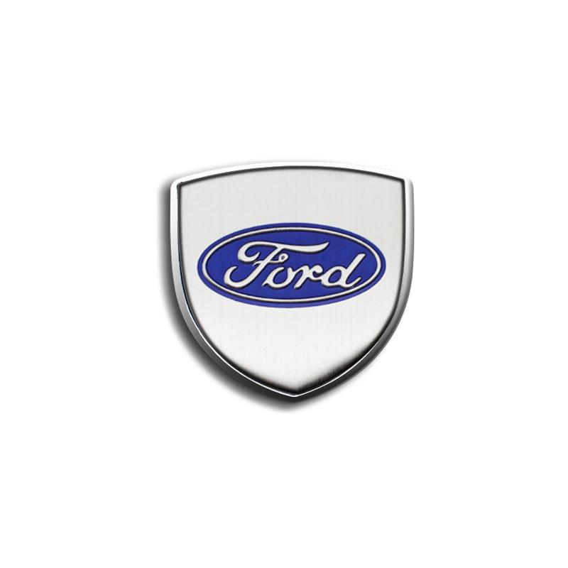 Autocolante Embleme Insigne Metalice 3D pentru Caroserie, Portbagaj, Geam, Ușă Pentru Ford Fiesta Mondeo Fusion Escape Shelby Edge Kuga