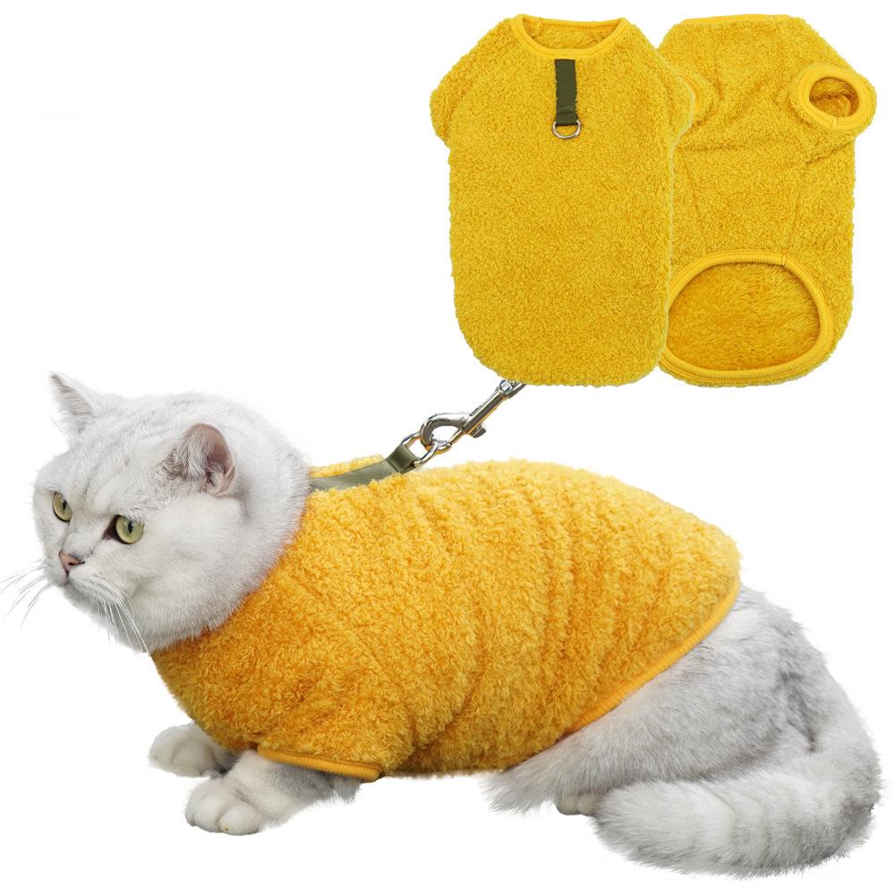 Pet it, cat clothes, autumn and winter pet clothes can pull teddy than bear, small and medium-sized dog, autumn cat sweater to keep warm