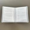Transparent Frosted Card Album - Single, 2, 3, or 4 Grid Options for Student Star Collectibles (3-Inch Cards)