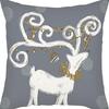 Nordic Christmas Snowman Pillowcase Linen Sofa Cushion Pillowcase New Style Christmas Pillowcase