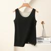 Women's Crew Neck Sleeveless Tank Top Slim Fit Thermal Winter Warm Inner Layering Undershirt