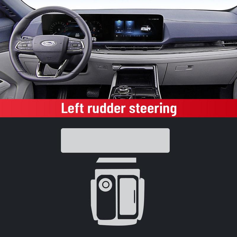 Anti-scratch Car Interior Center Console Media Dashboard Navigation TPU Protector Film For FORD TERRITORY 2024 Accessories