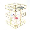 Three-Tier Glass Vanity Organizer for Skincare, Cosmetics, Perfume, and Lipstick
