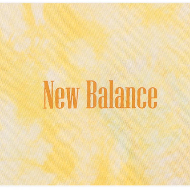 New Balance Dye Long Sleeve Tee  Yellow