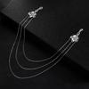 Floral Breast Chain Non Piercing Nipple Chain Sexy Layered Body Chain Jewelry Nipple Accessories for Beach Party Bikini