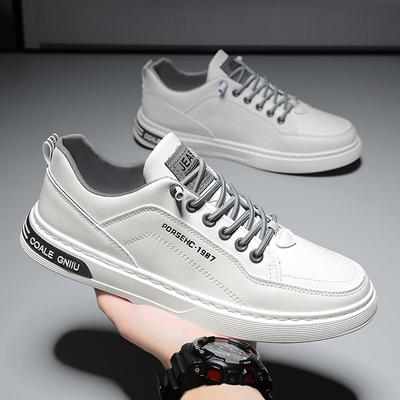 Frühling neue Herren Freizeitschuhe kleine weiße Schuhe trendige Schuhe koreanische Version Mode Leder Board Schuhe Wenzhou Herrenschuhe