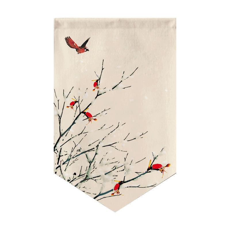 Chinese Decor Traditional Curtain Kitchen Short Curtain Noren Shop Japanese Style Curtain Small Window Restaurant Sushi Decor