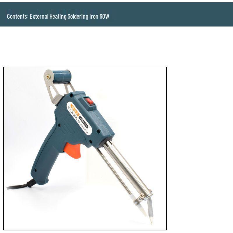 

Електричний паяльник 60 Вт: Внутрішній/Зовнішній нагрів, Одноручний, Напівавтоматичний дозатор припою.