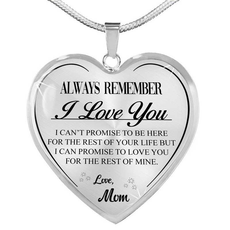 Dragostea tatălui: Colier cu pandantiv inimă pentru fiică - Cadou personalizat pentru prietenie