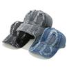 Xiyin Temu European and American retro washed old hole visor cowboy baseball cap spring and summer