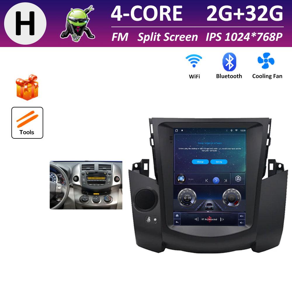 

для Toyota RAV4 2009 2010 2011 2012 Автомобильный видеомагнитофон с мультимедийным проигрывателем DSP Stereo Android OS IPS Touch Screen GPS Navi Head Unit