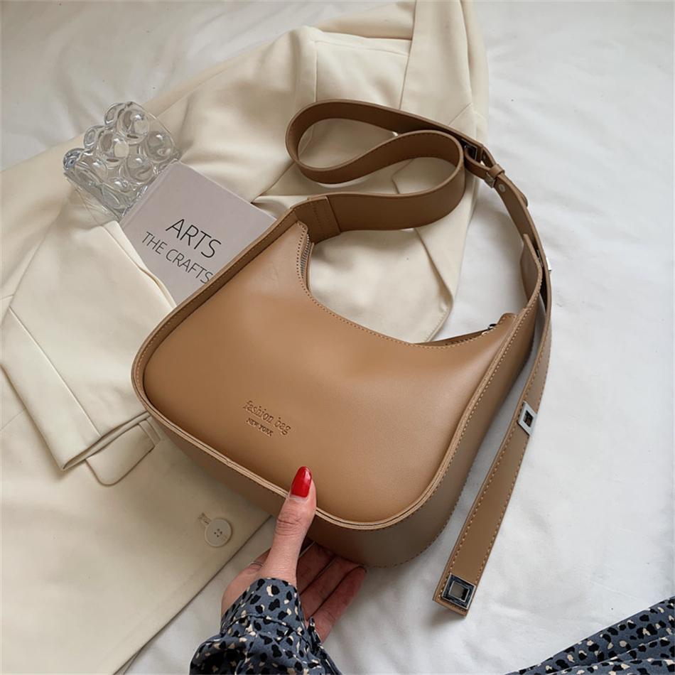 Small Designer Women's Black Bag Simple Retro Crossbody Bags Luxury Pu Leather Female Handbags Pure Color Bucket Shoulder Sac