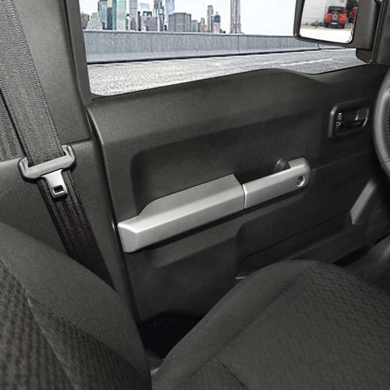 ABS Dveře Vnitřní Loketní Opěrka Panel Dekorace Kryt Nálepka Vhodné Pro Suzuki Jimny 2019 Nahoru 4dveřová Verze Interiérové Doplňky