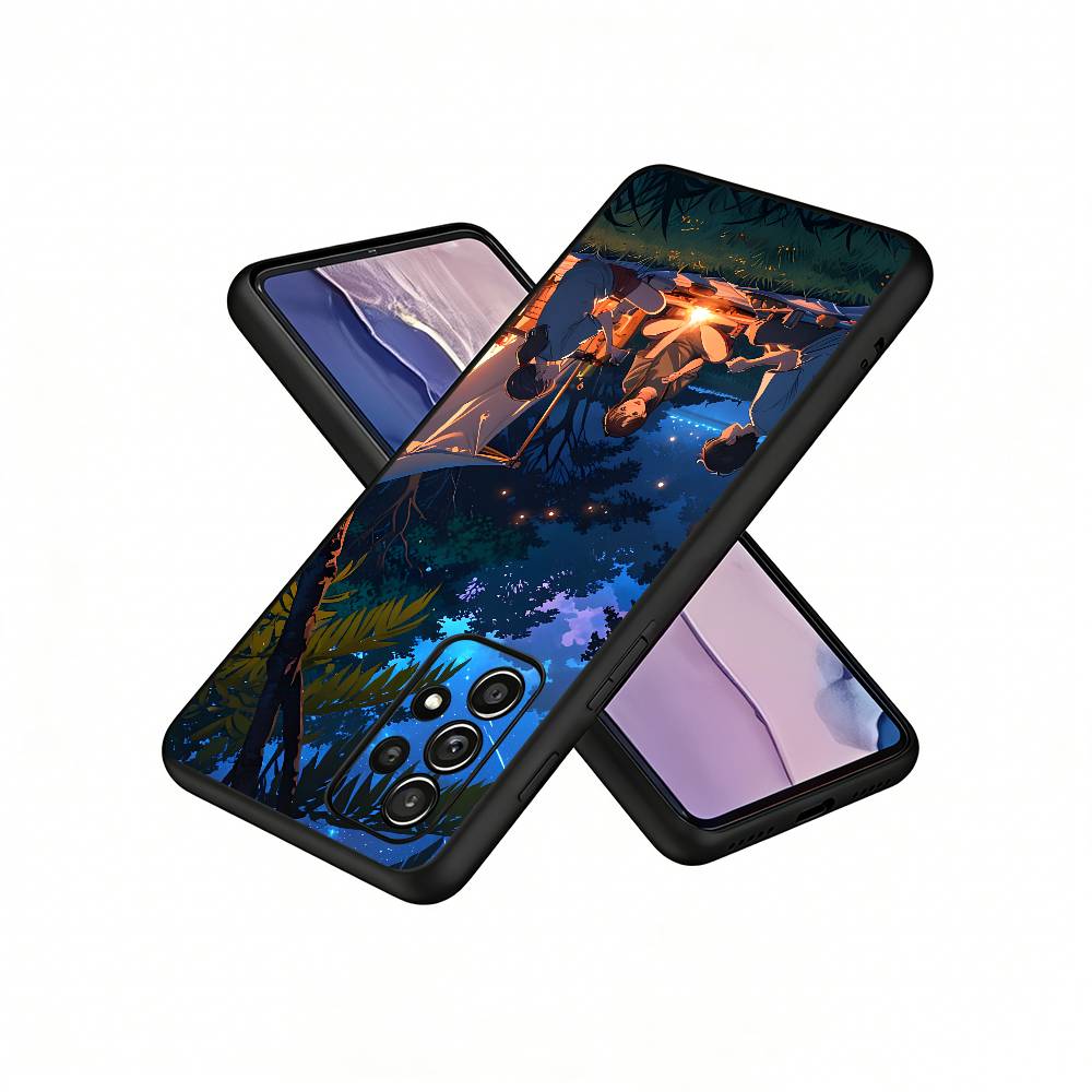 

Camp Summer Silicone Protect Case For Samsung A21 31 51 53 20 22 30 32 42 50 70 Cover Samsung A12 5G