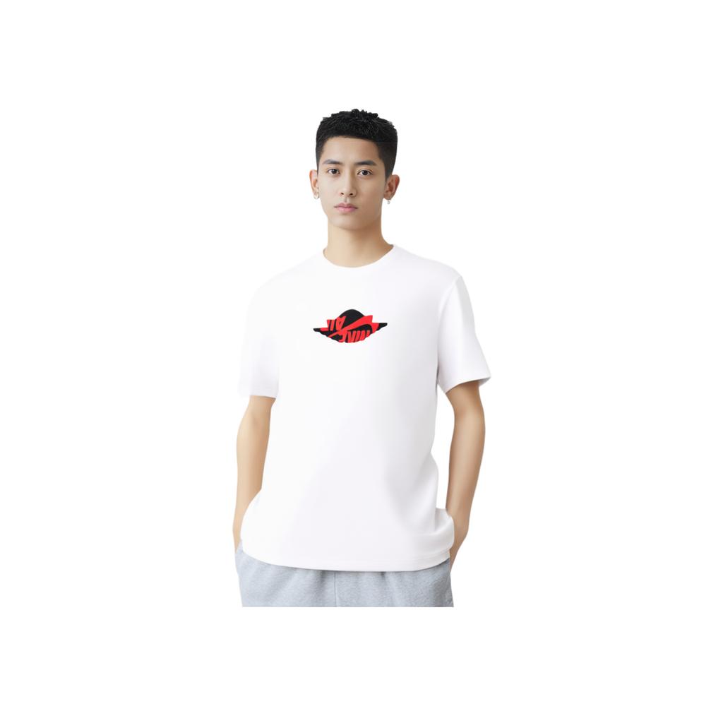 Jordan Classics Crew Neck Short Sleeve T-Shirt Men Tops White DA6772-100