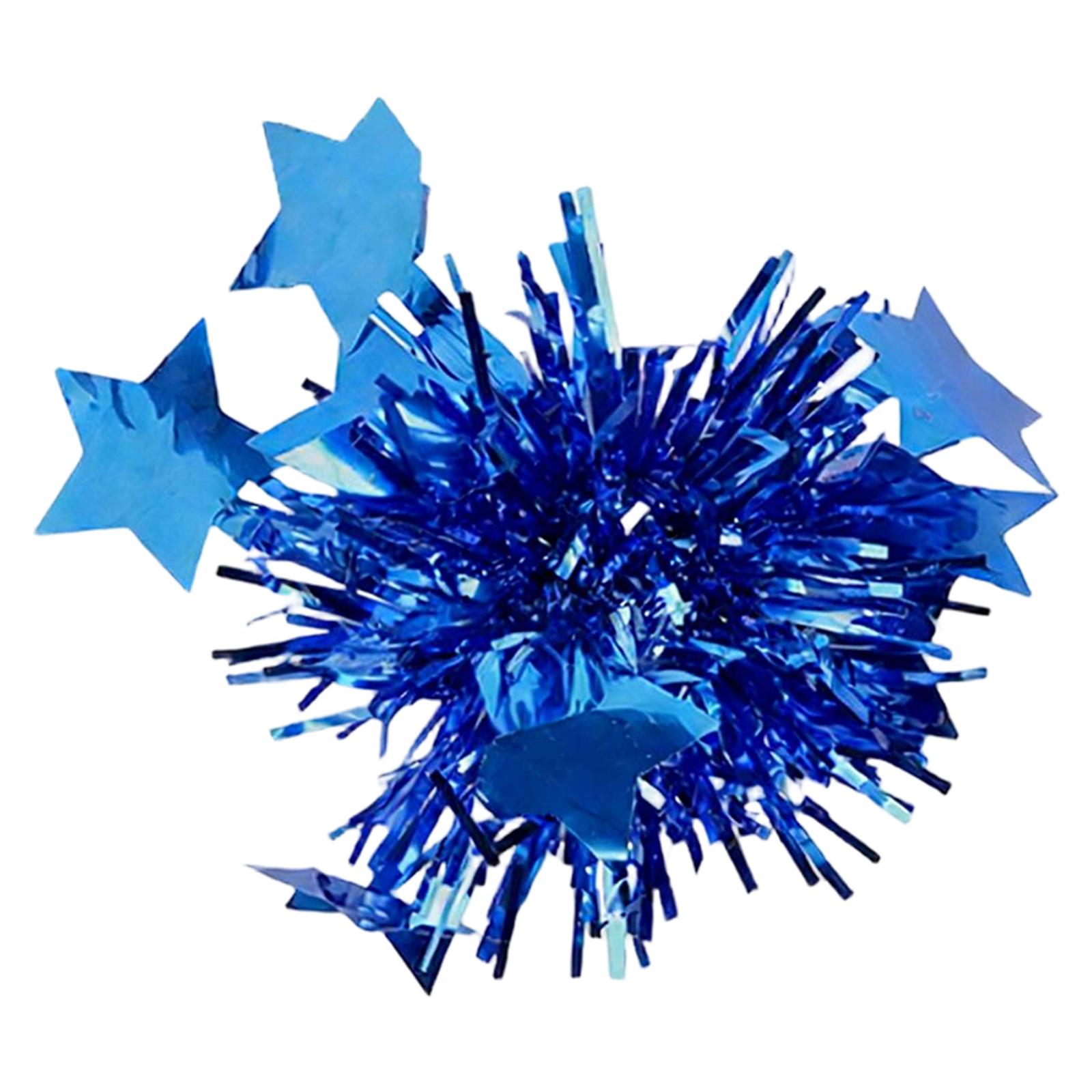 

US Independence Day Red, And Blue Star Hairpin, Day Carnival Confetti Round Hairpin, Festival Decoration For Topknot