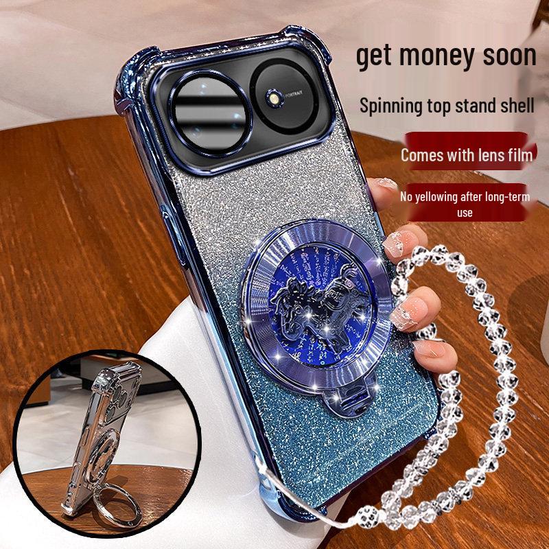Huawei Nova15 Ultra Magnetic Suction Phone Case with Fidget Spinner Stand - New Model
