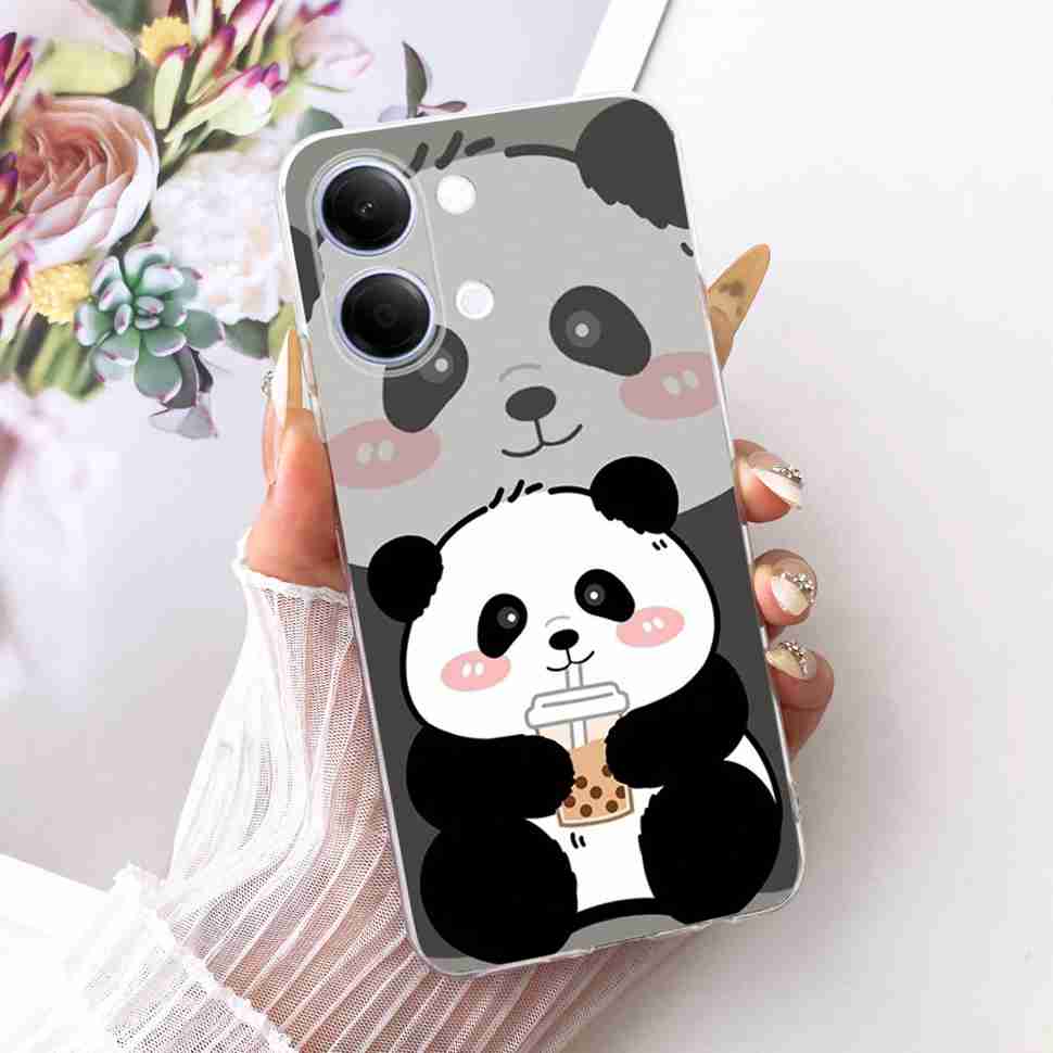 For vivo Y05 4G 6.74" Case Simple Cute Cartoon Cat Rabbit Silicone TPU Back Cover For Vivo y05 VIVO Y 05 4G Phone Cases Bumper