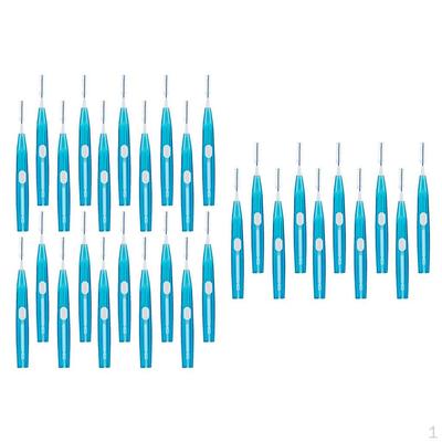 30 Stück Push-Pull Interdentalbürste Zahnstocher Zahnseide Reiniger