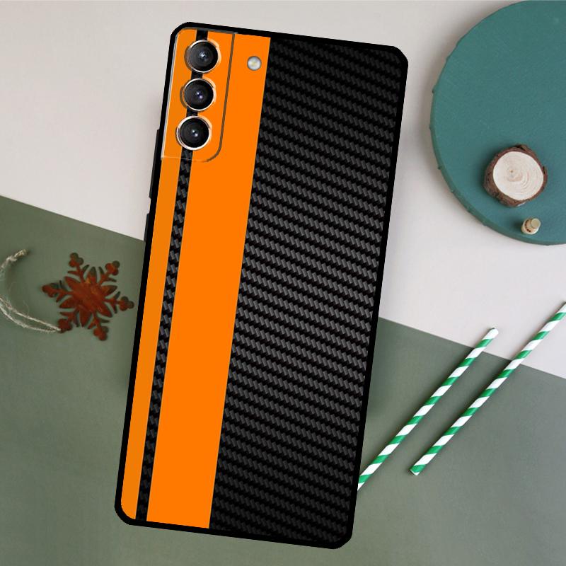 Car Carbon Fibre Pattern Case For Samsung Galaxy S9 S10 Plus S20 S21 FE S22 S23 Ultra Note 10 20 Ultra Phone Cover