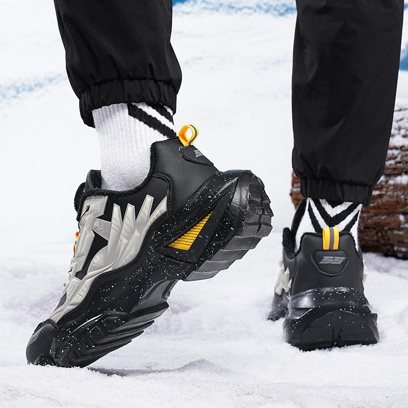 TUINANLE Winter Men Sneakers Casual Sport Shoes for Man Plush Warm Male Sneakers Non-Slip Outdoor Casual Sports Shoes