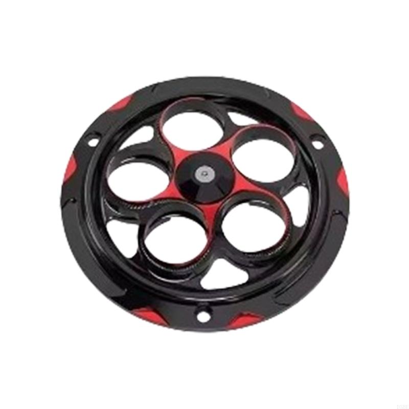 D5BE Motorcycle Engine Heat Dissipation Cover Fan Cover High Efficiency Cooling Aluminum Easy tallation Universal