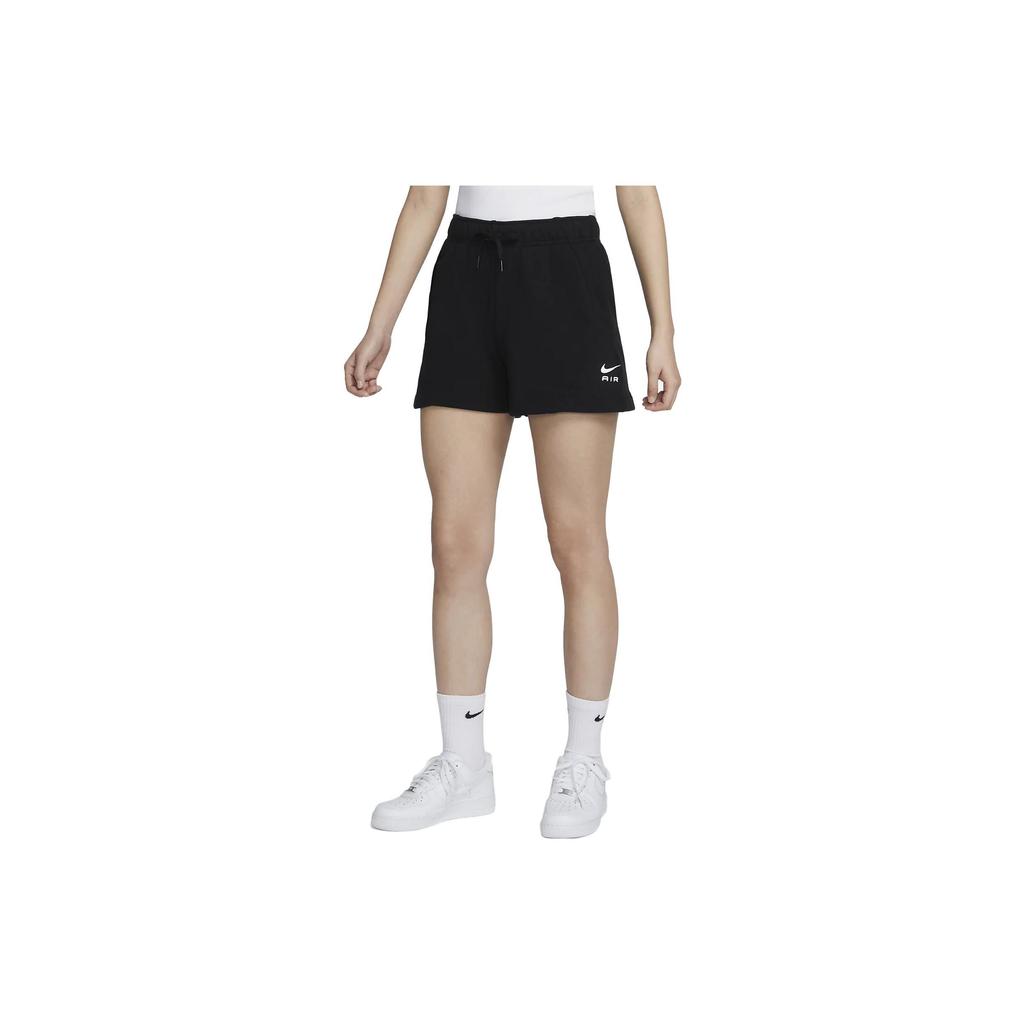 Nike Color Block Logo Letter Print Fleece Shorts Women shorts Black DV8053-010