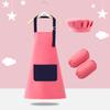 2PCS/3pcs Children's Waterproof Apron, Kindergarten Studio Chef's Clothing Baking Experience Clothes, Reverse Cover Chef's Hat