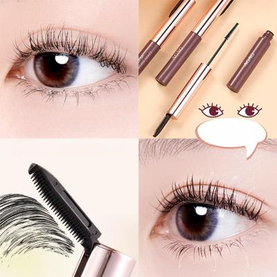 Řasenka Magic Brush je voděodolná a odolná vůči potu, snadno se nerozmazává, řasy slunečnicového tvaru jsou dlouhé a stočené, make-up