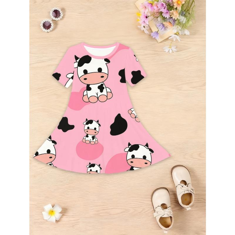 

Girls Dress, Suitable for Parties And Everyday Wear, Sweet Princess Dress, Lightweight Spring And Summer Outfit, 110