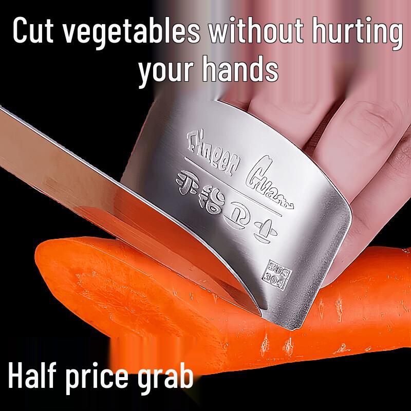 Stainless Steel Finger Guard for Vegetable Cutting