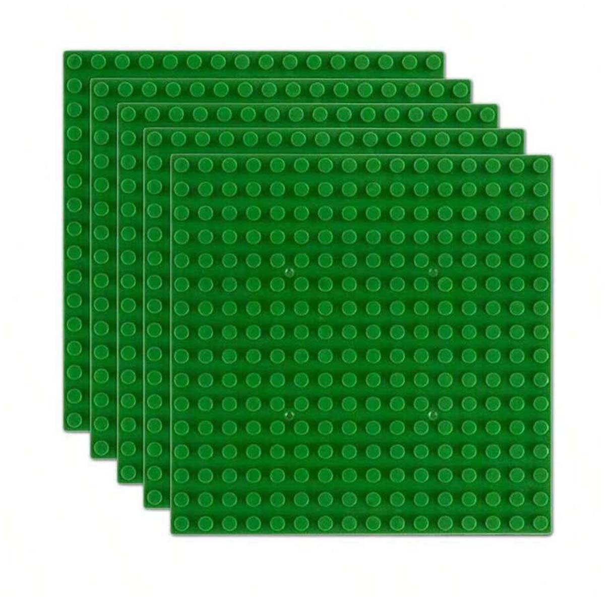

Non-Toxic 5-Piece Set 16X16 Building Block Base Plate Creative Toy Base Accessories For Children 1 5pcs