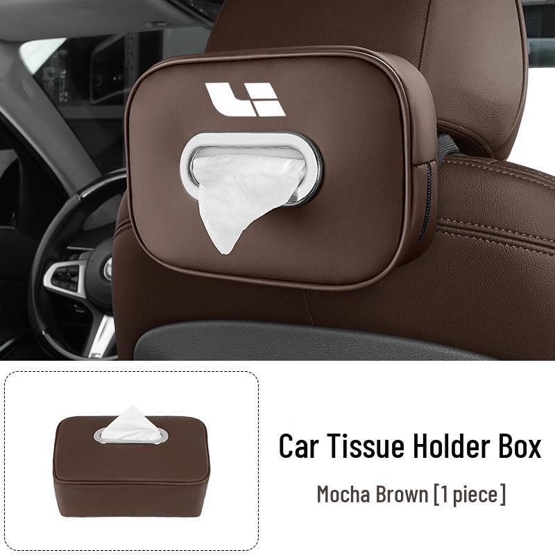 Compatible Car Tissue Holder for Ideal L6/L7/L8 Pro/L9/MEGAONE Armrest Box - Pull-Out Interior Storage