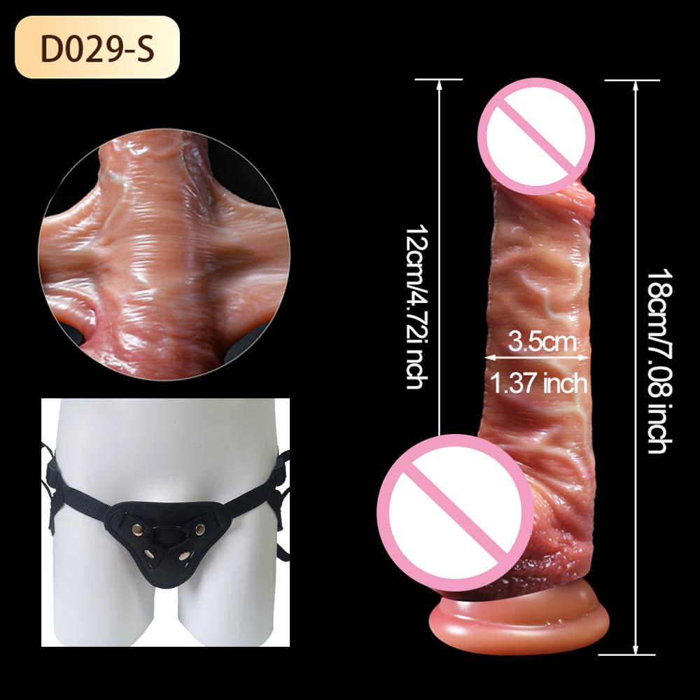 Super Realistic Dildo Big Penis Anal Plug Vagina Masturbator Fake Dick Flexible Anal Plug with Suction Cup Sex Toy for Women Men