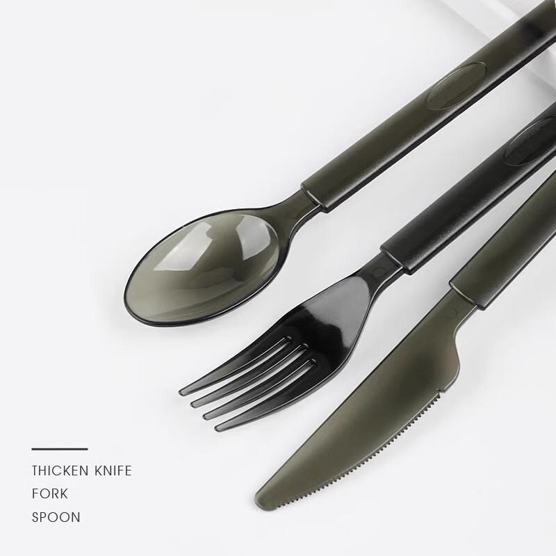 Sheng Bilai Disposable Plastic Spoon & Fork Cutlery