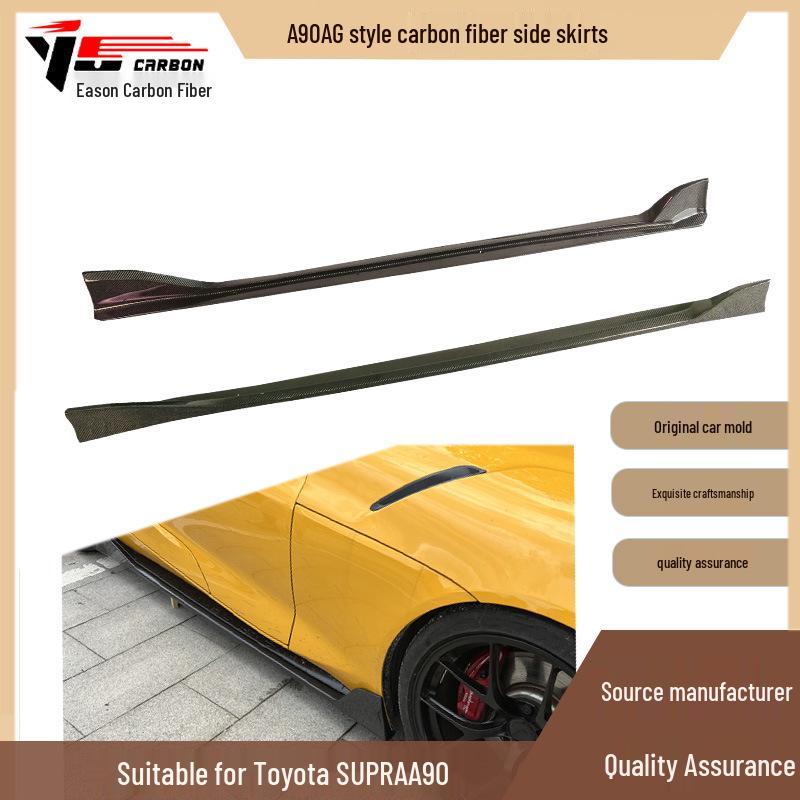 AG Style Carbon Fiber Side Skirts for 2019-IN Toyota Supra A90/A91