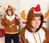 Party City Reindeer Parka Costume 180cm Men's