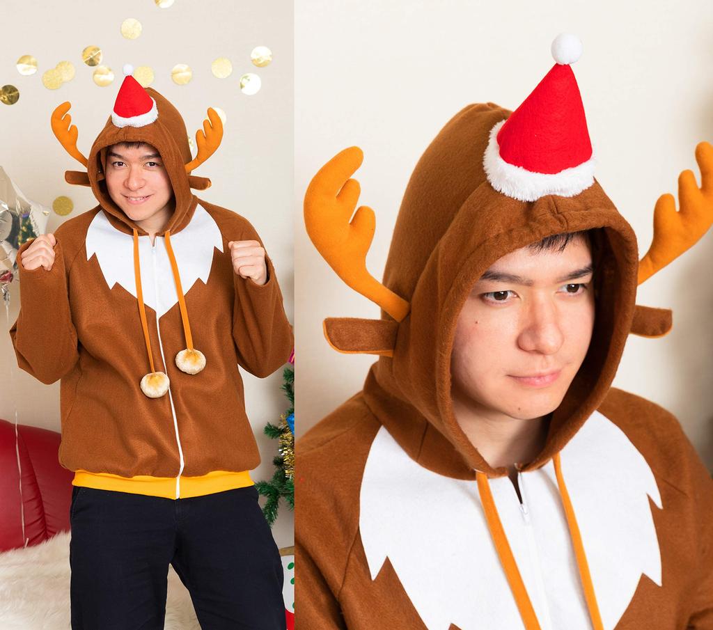 Party City Reindeer Parka Costume 180cm Men's