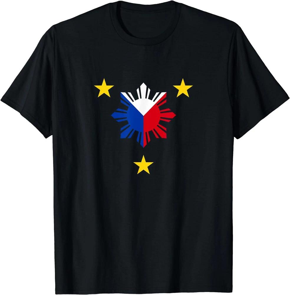 New Philippine Flag Shirt Philippines Sun And Star Tee TShirt S4xl S