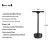 Used LED Rechargeable Induction Desk Lamp - Creative Flying Saucer Design for Camping & Night Light