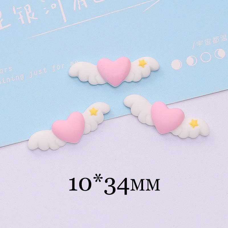 10Pcs New Cute Kawaii Mini Cartoon Magic Wand Flat Back Resin Cabochons Scrapbook Diy Wedding Hairpin Accessories Craft A125