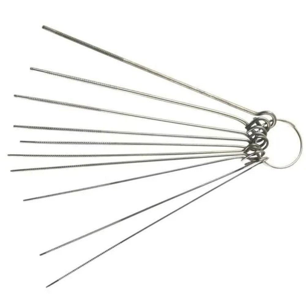 0.4-1.6mm Stainless Steel Needle Brushes Set Welding Torch Through-Needle  for Bathroom