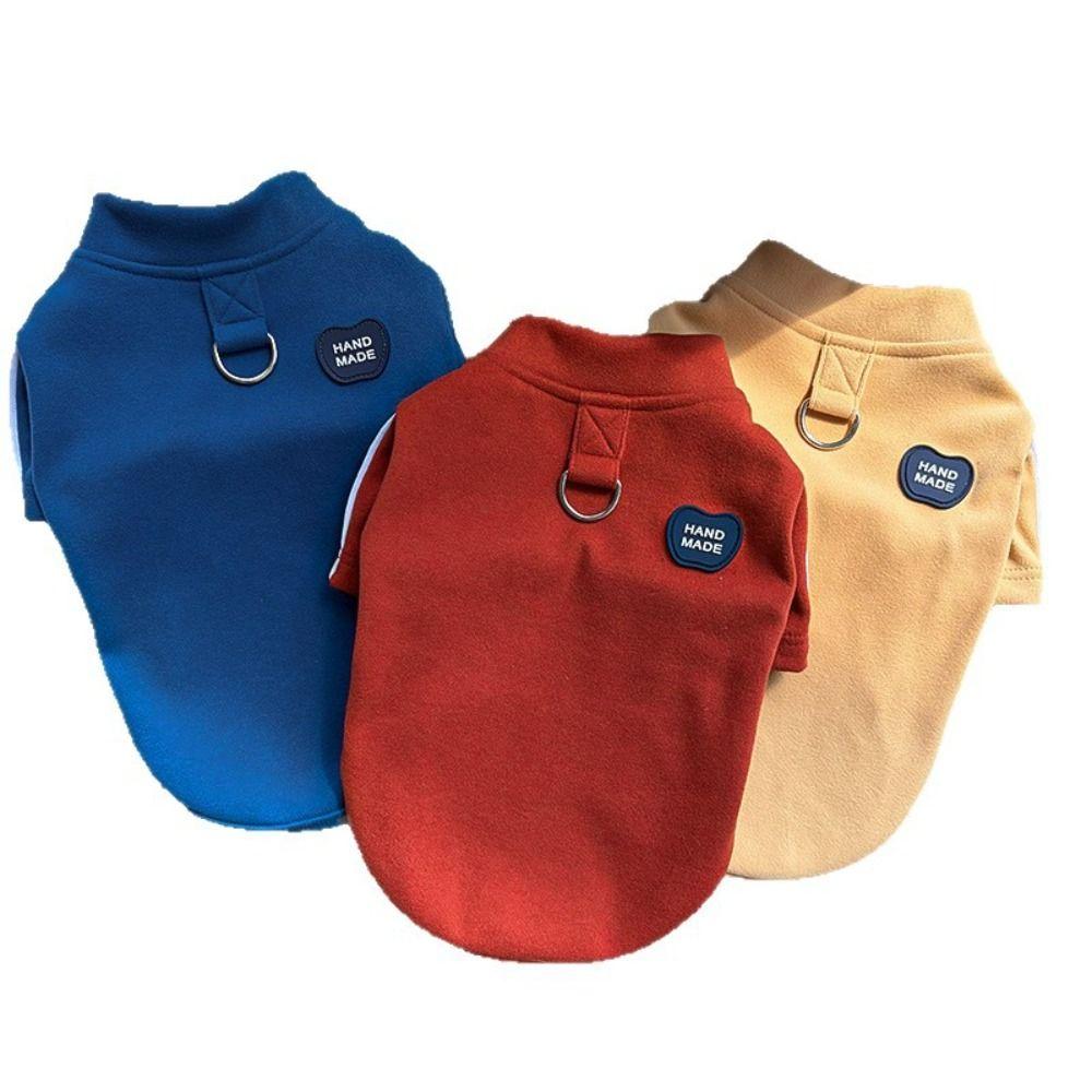 Two-Legged Design Dog Pullover Solid Color Pet Sweatshirt Cute Cat Vest For Puppies