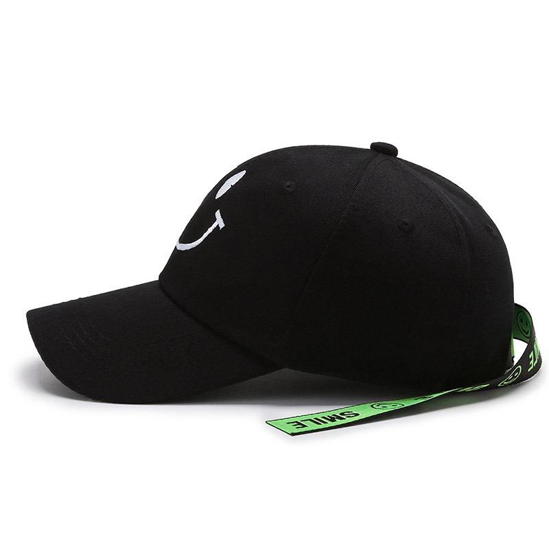Hat Spring and Autumn New Embroidery Ribbon Baseball Cap Personalized Peaked Hat Outdoor Sun Hat Travel Hat Couple Hat