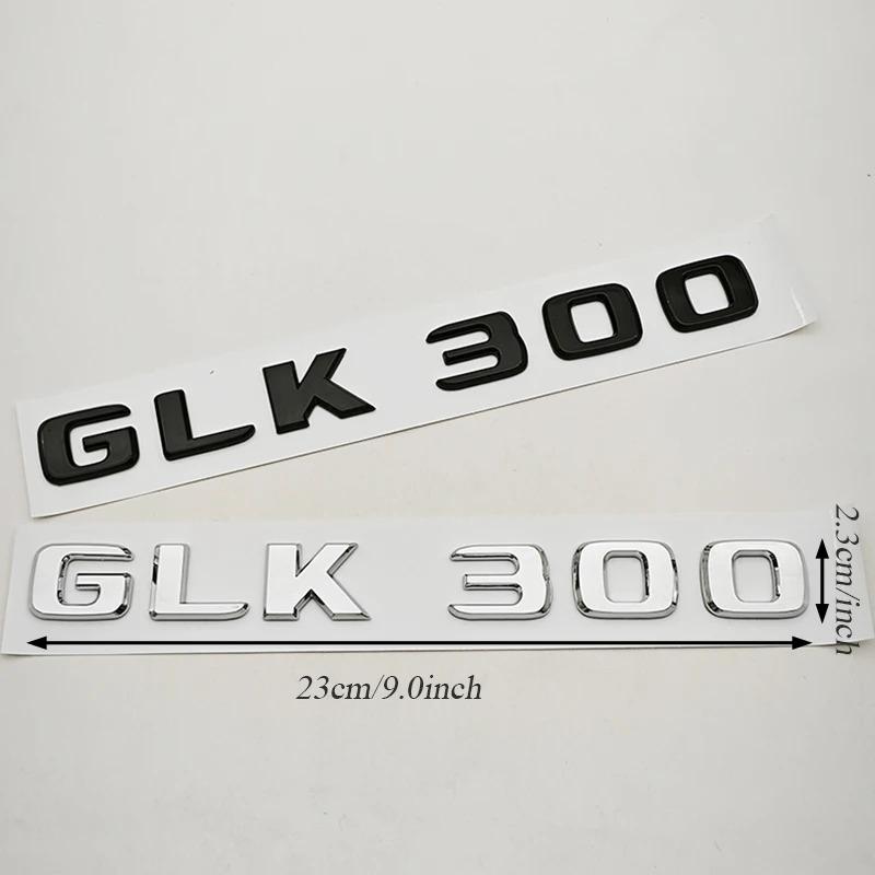 3D ABS Samolepka na auto Logo GLK220 GLK300 GLK350 Zadní kufr Písmena Znak Odznak Pro Mercedes Benz Řada GLK GLK220 GLK300 GLK350