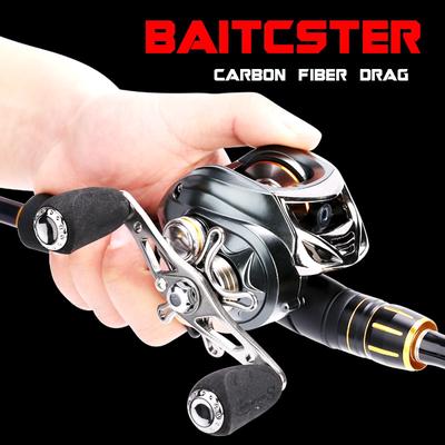 Baitcasting Fishingr ritės 11+1 guoliai kairėje dešinėje anglies vilkimo Baitcasetr ritės