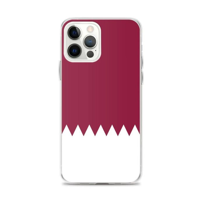 Coque Télephone Drapeau Qatar - iPhone 12 Pro Max