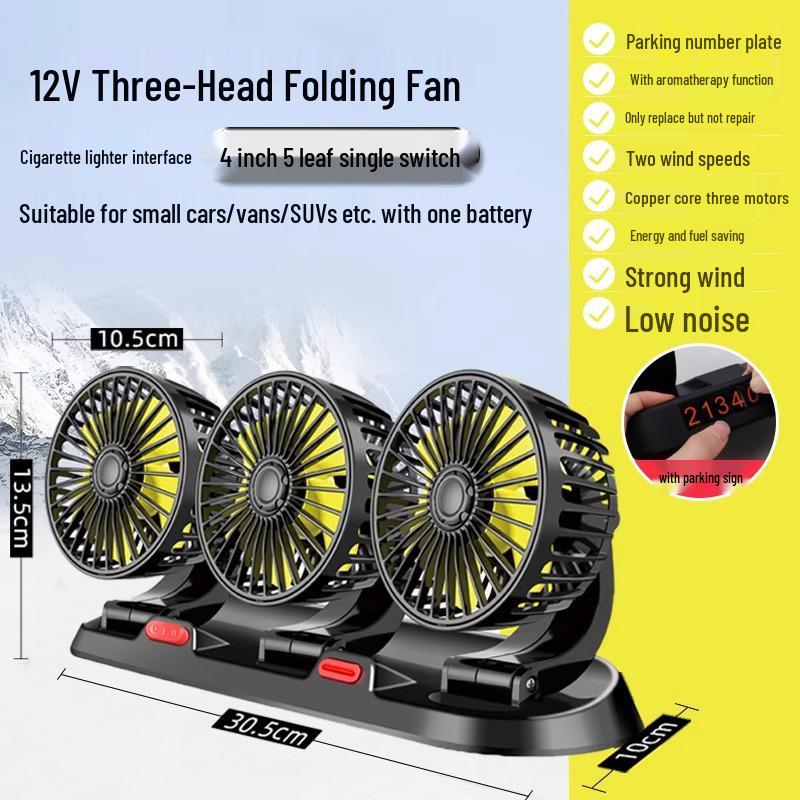 

Мини-вентилятор для автомобиля с питанием от USB, 12 В/24 В, одинарная головка для грузовика или автомобиля